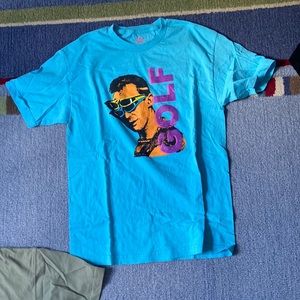 Baby blue golf Tyler the creator shirt
